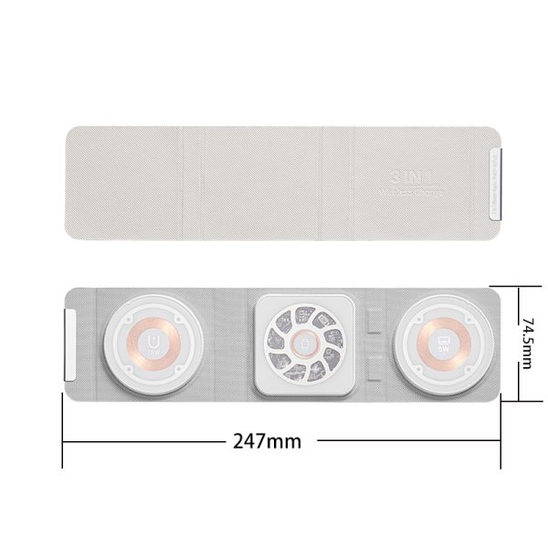 3 in 1 Travel Portable Fast Wireless Charger 013 - Image 4