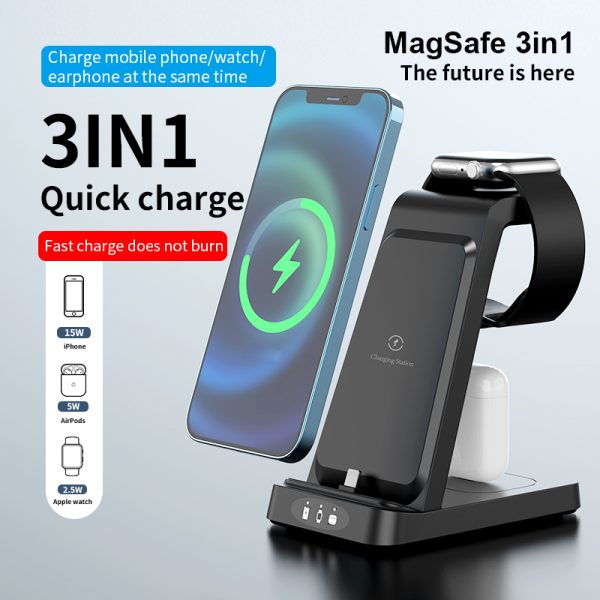 3-in-1 Wireless Charger Station Z12 - Image 6
