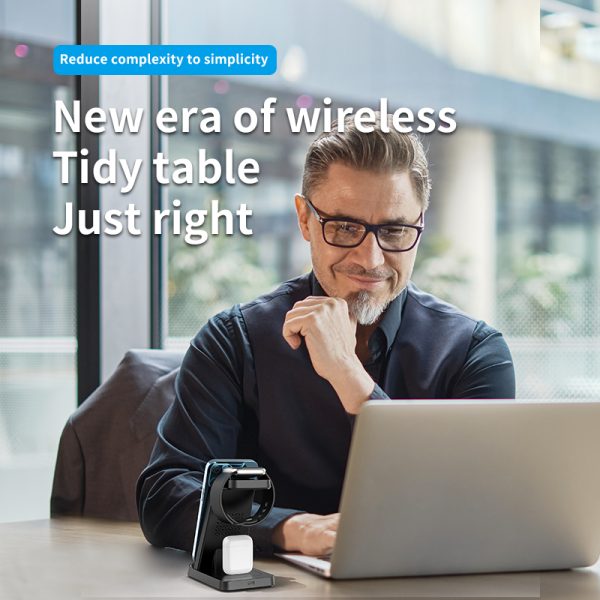 3-in-1 Wireless Charger Station Z12 - Image 4