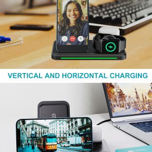 3-in-1 for Phones, AirPods, and Apple Watches  Fast Wireless Charging Station Z10
