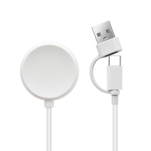 Magnetic Precision Smartwatch Wireless Charger with Dual Connectors MW213A