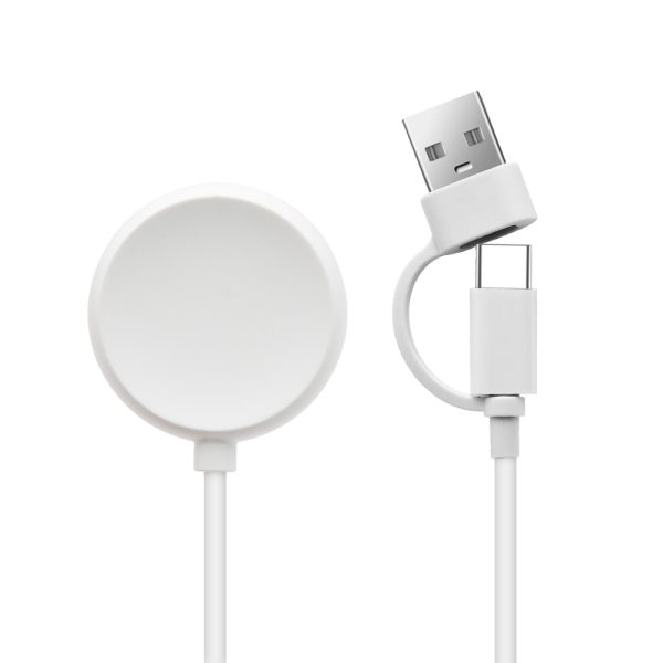 Magnetic Precision Smartwatch Wireless Charger with Dual Connectors MW213A