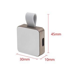 Compact Zinc Alloy Design Dual-Port Magnetic Fast Wireless Watch Charger MW207