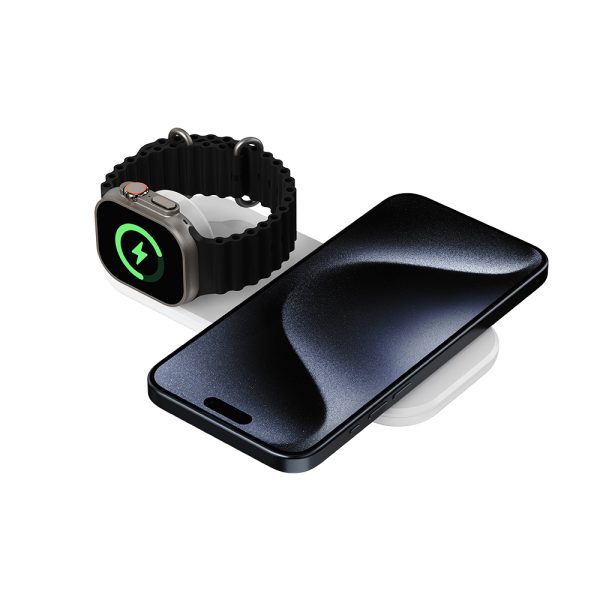 15W Magnetic 2-in-1 Wireless Charger for Phone and Watch MW210 - Image 11