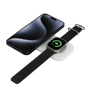 15W Magnetic 2-in-1 Wireless Charger for Phone and Watch MW210