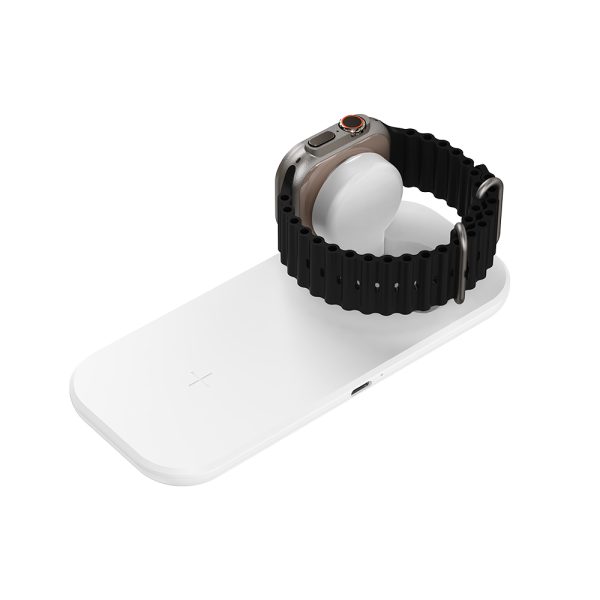 15W Magnetic 2-in-1 Wireless Charger for Phone and Watch MW210 - Image 10