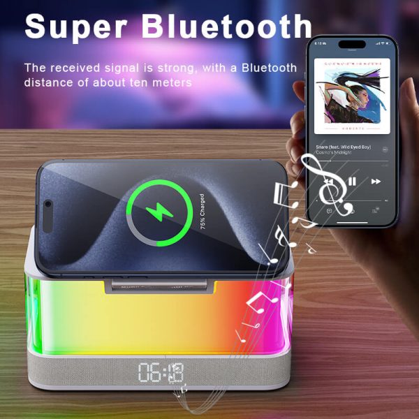 Moni R8: 6-in-1 Night Light Wireless Charger - Image 2