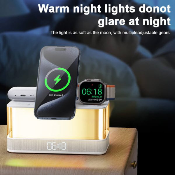 Moni R8: 6-in-1 Night Light Wireless Charger - Image 3