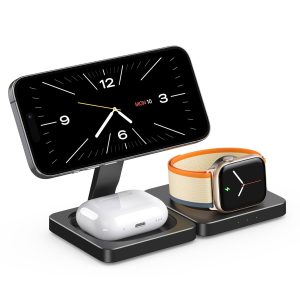 Moni M100: Foldable Magnetic 3-in-1 Wireless Charger