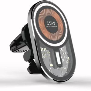 Moni MX19: Magnetic Car Wireless Charger