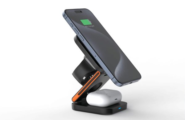 Moni MZ28: Foldable Magnetic 3-in-1 Wireless Charger