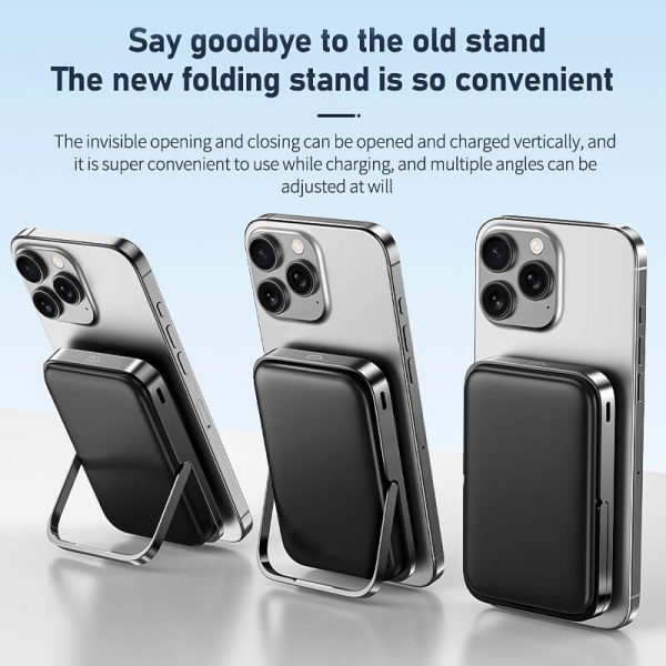 Moni X06: Foldable Stand Magnetic Wireless Power Bank - Image 3