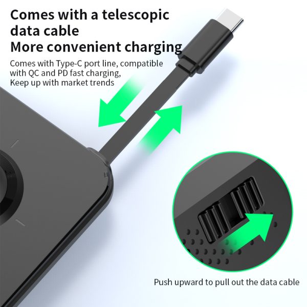 Moni M2-1: Magnetic Folding 3-in-1 Wireless Charger - Image 2