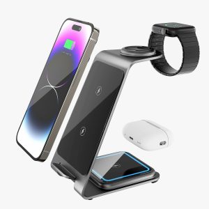 Moni Y93: Foldable Magnetic 3-in-1 Wireless Charger